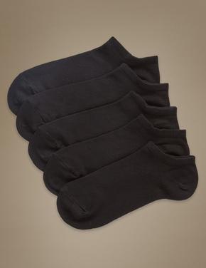 Siyah 5'li Paket Yumuşak Çorap