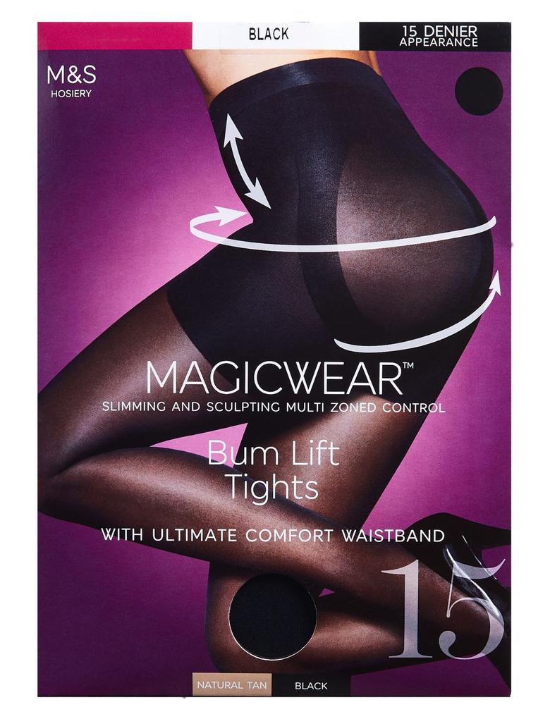 Kadın Siyah 15 Denye Magicwear™ Külotlu Çorap