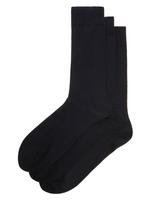 Erkek Lacivert 3'lü Luxury Egyptian Cotton Çorap Seti