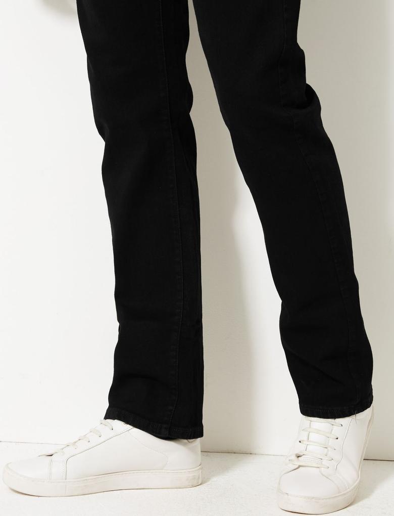 Erkek Siyah Stormwear™ Regular Fit Jean Pantolon
