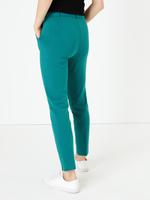 Kadın Yeşil Yan Şerit Detaylı Ponte Slim Leg Pantolon