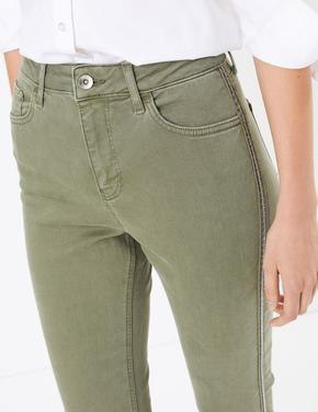 Kadın Yeşil Sculpt & Lift™ Skinny Jean Pantolon