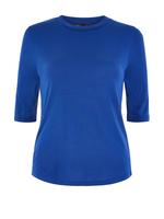 Kadın Mavi Yarım Kollu T-shirt
