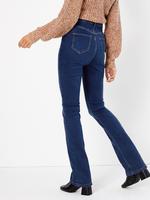 Kadın Lacivert Wide Leg Jean Pantolon
