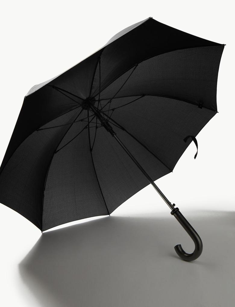 Erkek Siyah Windtech™ Klasik Şemsiye