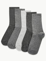 Kadın Gri 5'li Sumptuously Soft™ Çorap Seti