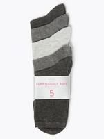 Kadın Gri 5'li Sumptuously Soft™ Çorap Seti
