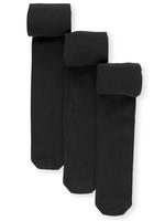Kız Çocuk Siyah 3'lü Freshfeet™ Pamuklu Body Sensor™ Okul Külotlu Çorabı (4 - 14 Yaş)