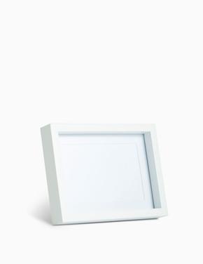 Ev Beyaz Ahşap Fotoğraf Çerçeve (10x15 cm)