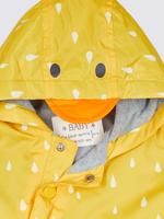 Bebek Sarı Stormwear™ Kapüşonlu Yağmurluk (0-3 Yaş)