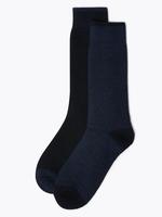 Erkek Mavi 2'li Termal Çorap Seti