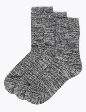 Kadın Gri 3'lü Sumptuously Soft™ Termal Çorap Seti