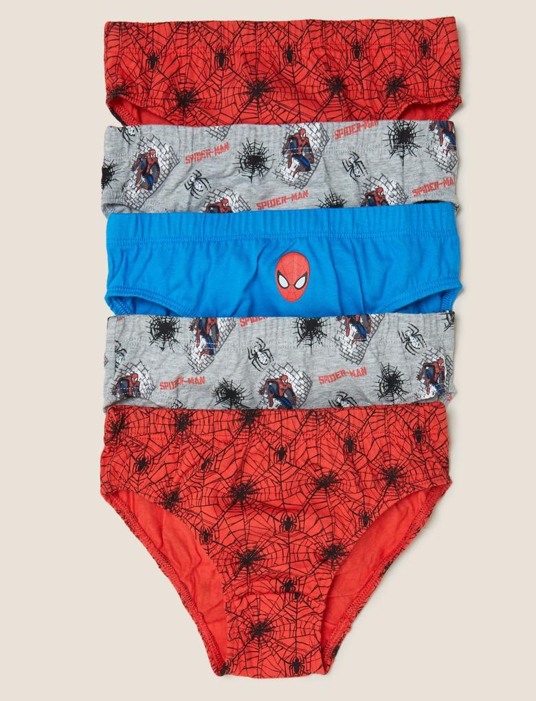 Çocuk Kırmızı 5'li Spider-Man™ Külot Seti