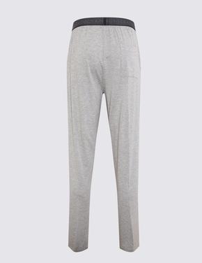 Erkek Gri Luxury Supersoft Supima® Pijama Altı