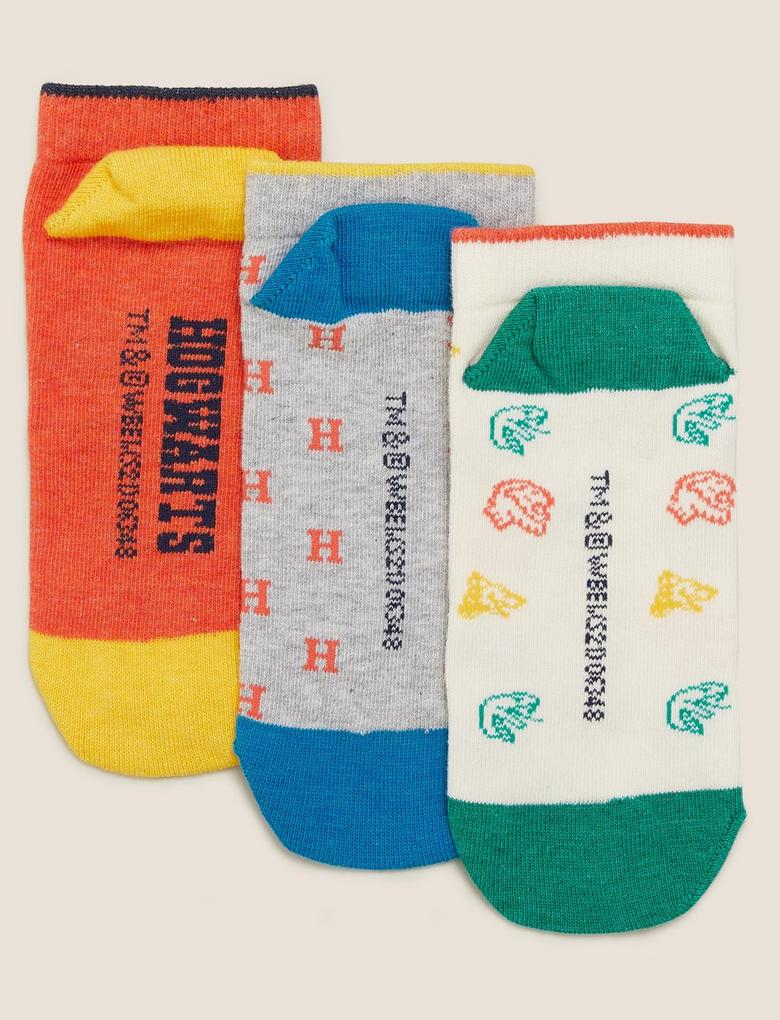 Çocuk Multi Renk 3'lü Harry Potter™ Çorap Seti