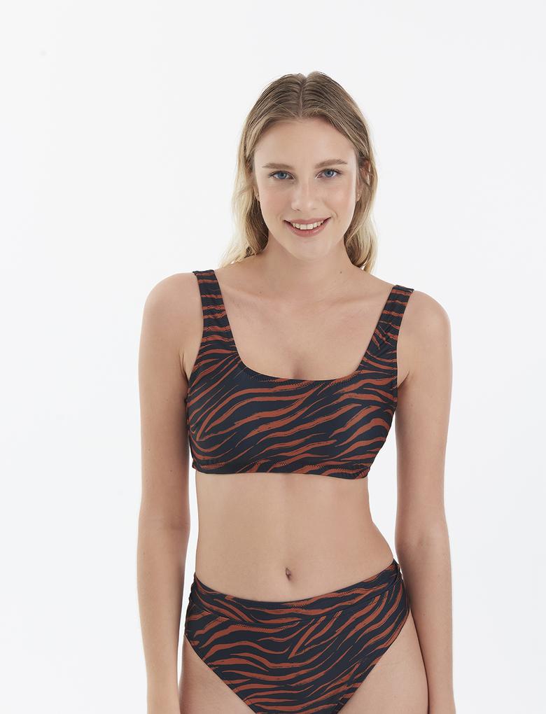 suck Can be ignored agreement Siyah Zebra Desenli Bikini Üstü - T52006251H | Marks & Spencer