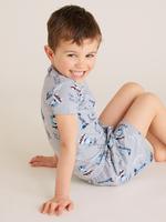 Çocuk Gri Thomas & Friends™ Baskılı Pijama Takımı