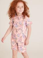 Çocuk Mor Disney Princess™ Desenli Pijama Takımı