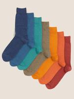 Erkek Multi Renk Cool&Fresh 7'li Çorap Seti