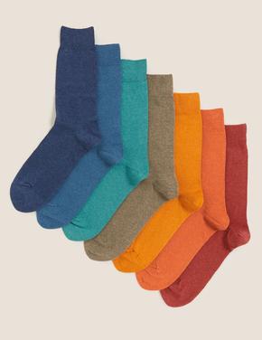 Erkek Multi Renk Cool&Fresh 7'li Çorap Seti