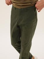 Erkek Yeşil Regular Fit Chino Pantolon