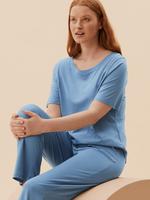 Kadın Mavi 2'li Cool Comfort™ Pijama Üstü