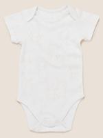 Bebek Pembe Saf Pamuklu 7'li Bodysuit (0-3 Yaş)