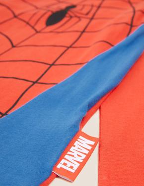 Çocuk Multi Renk Spider-Man™ Saf Pamuklu Pijama Takımı (2-8 Yaş)