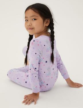 Çocuk Pembe Frozen™ Pijama Takımı