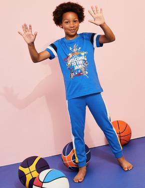 Çocuk Multi Renk Space Jam: A New Legacy™ Pamuklu Pijama Takımı (6-16 Yaş)