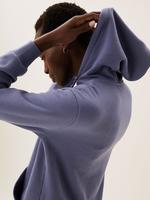 Kadın Mavi Uzun Kollu Kapüşonlu Sweatshirt