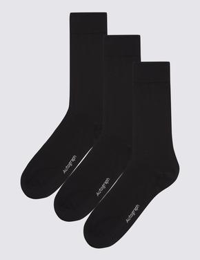 Erkek Siyah 3'lü Çorap Seti
