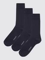 Erkek Lacivert 3'lü Cool&Fresh™ Çorap Seti
