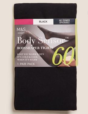 Kadın Siyah 60 Denye Secret Slimming™ Opak Külotlu Çorap