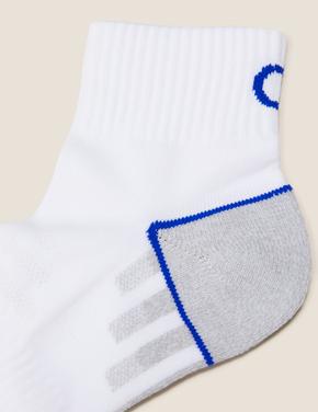 Erkek Beyaz 5'li Stretch Çorap Seti