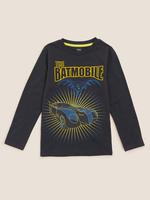 Erkek Çocuk Gri Saf Pamuklu Batman™ T-Shirt (2-7 Yaş)