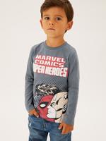 Erkek Çocuk Gri Saf Pamuklu Marvel™ T-Shirt (2-7 Yaş)