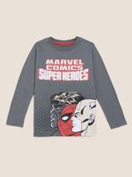 Erkek Çocuk Gri Saf Pamuklu Marvel™ T-Shirt (2-7 Yaş)