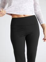 Kadın Siyah Regular Fit Yoga Pantolonu