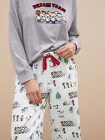 Kadın Gri Snoopy™ Pijama Takımı