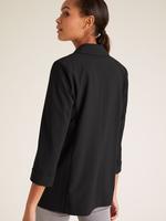 Kadın Siyah Relaxed Fit Blazer Ceket