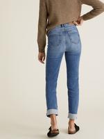 Kadın Lacivert Supersoft Straight Fit Jean Pantolon