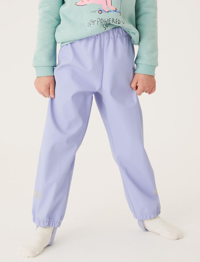 Kız Çocuk Mavi Stormwear™ Su Geçirmez Pantolon (2-7 Yaş)