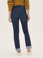 Kadın Lacivert Supersoft Straight Fit Jean Pantolon