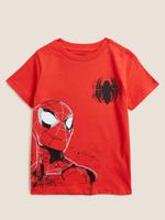 Erkek Çocuk Kırmızı Saf Pamuklu Spider-Man™ T-Shirt