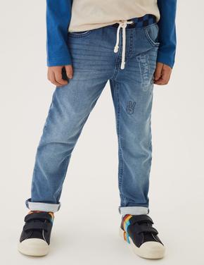 Erkek Çocuk Mavi Regular Fit Jean Pantolon