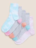 Kadın Multi Renk 5'li Dikişsiz Çorap Seti