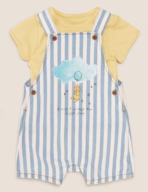 Bebek Multi Renk Saf Pamuklu 2'li Winnie the Pooh™ Takım (0-3 Yaş)