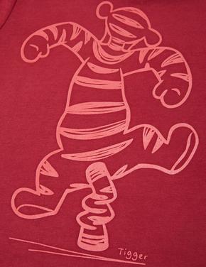 Erkek Çocuk Kırmızı Saf Pamuklu Winnie the Pooh™ T-Shirt