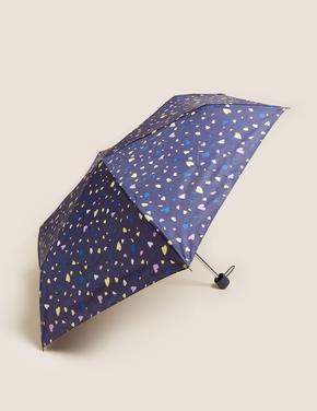 Kadın Lacivert Stormwear™ Grafik Desenli Şemsiye